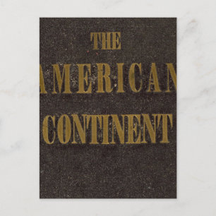 Postal Estados Unidos Continente Americano
