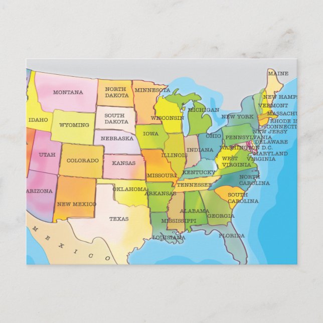 Postal Estados Unidos De América (Anverso)