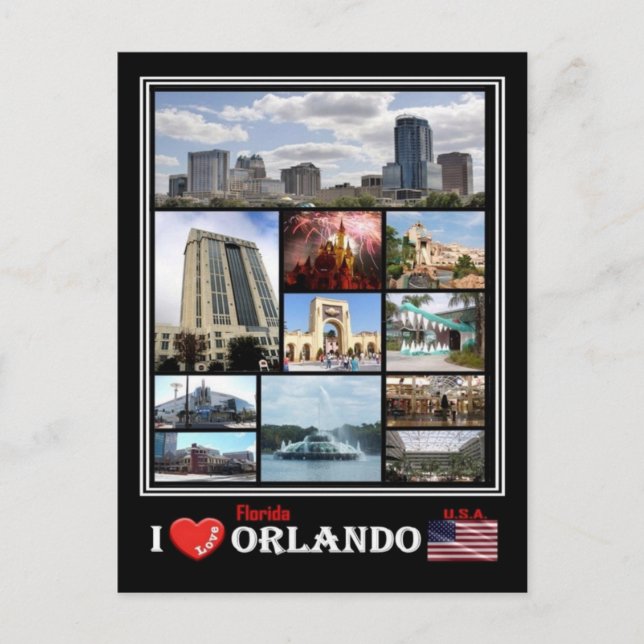 Postal Estados Unidos de América - Orlando Florida (Anverso)