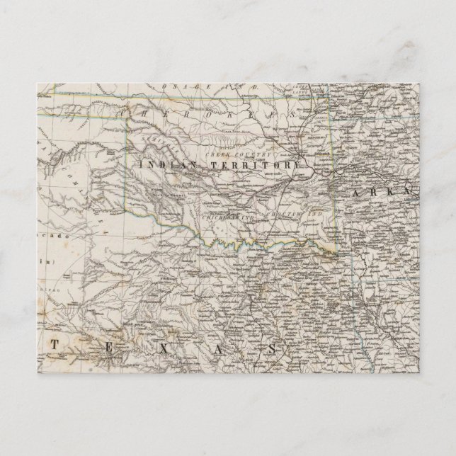 Postal Estados Unidos de América Territorio del Sur de la (Anverso)