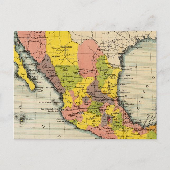 Postal Estados Unidos de México 2 (Anverso)