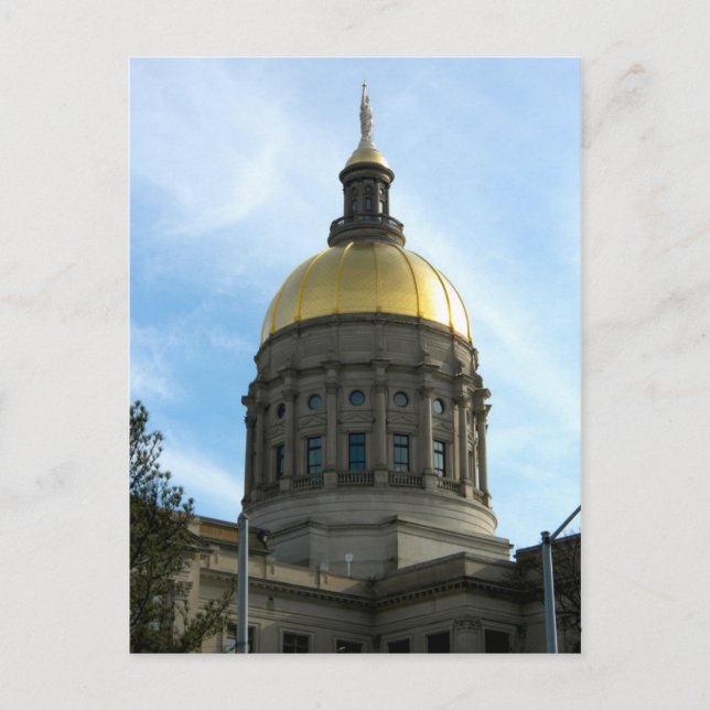 Postal Estados Unidos - Georgia - Atlanta - El Capitolio  (Anverso)