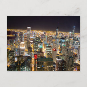 Postal Estados Unidos - Illinois - Línea Skyline de Chica