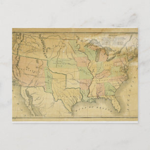 Postal Estados Unidos incluidos territorios occidentales 