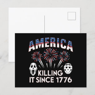 Postal Estados Unidos la mata desde el terror patriótico