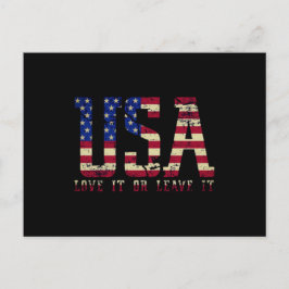 Postal Estados Unidos Lo Ama O Lo Deja