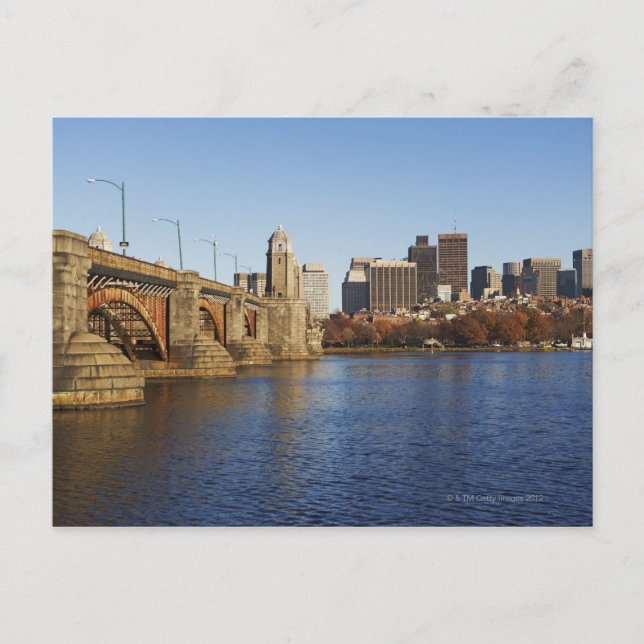 Postal Estados Unidos, Massachusetts, Boston skyline 2 (Anverso)