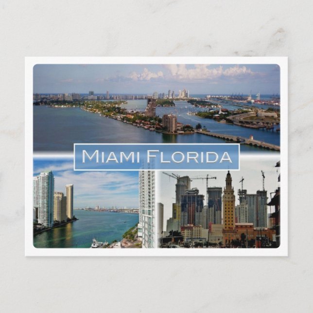 Postal Estados Unidos - Miami Florida - (Anverso)