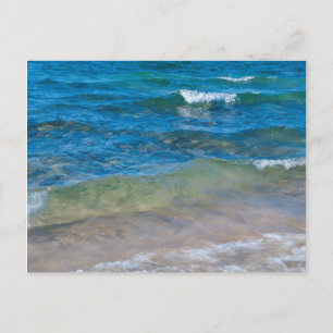 Postal Estados Unidos, Michigan. Aguas Claras Del Lago Su