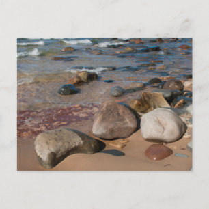 Postal Estados Unidos, Michigan. Boulders redondeados a 1