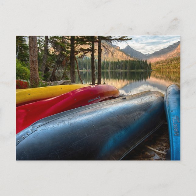 Postal Estados Unidos, Montana, Parque Nacional Glacier 3 (Anverso)