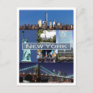 Postal Estados Unidos - Nueva York -
