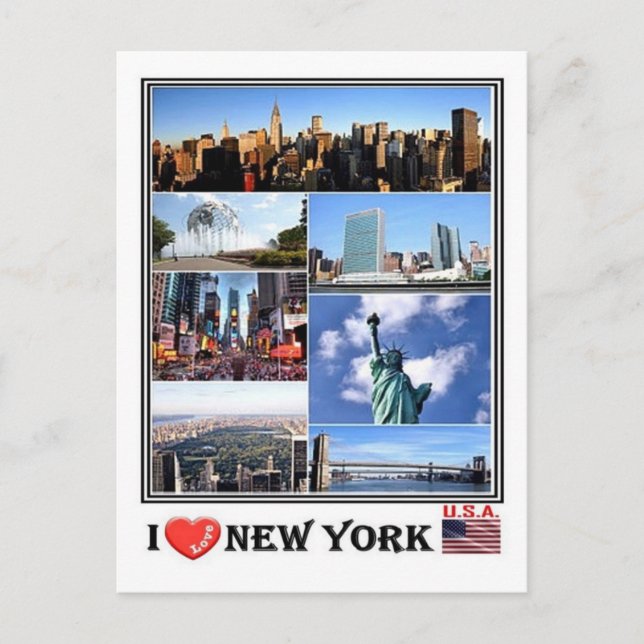 Postal Estados Unidos - Nueva York - (Anverso)