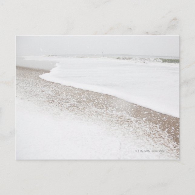 Postal Estados Unidos, Nueva York, Rockaway Beach, playa  (Anverso)