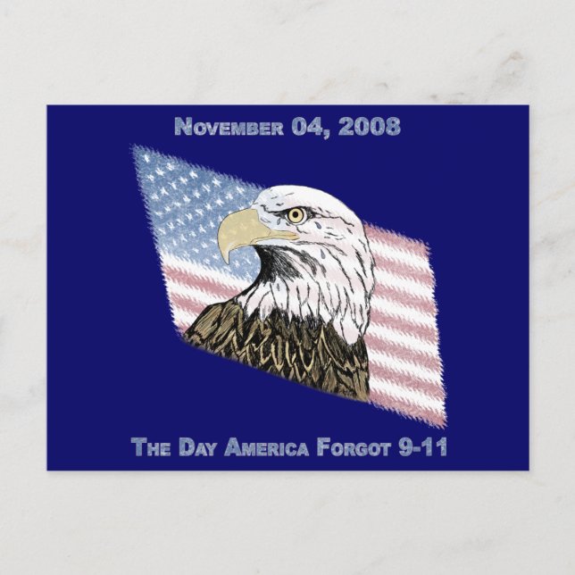 Postal Estados Unidos olvidó 9-11 (Anverso)