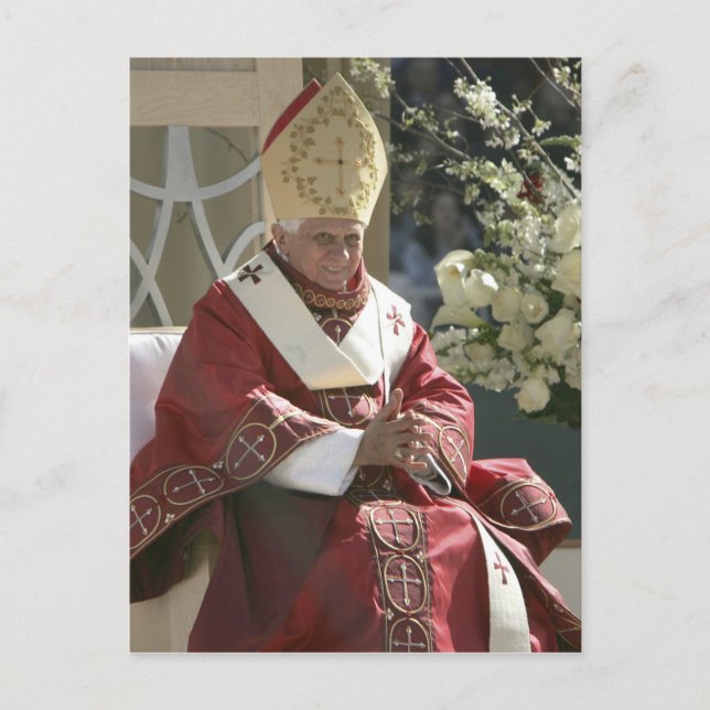 Postal Estados Unidos, Washington, D.C. Papa Benedicto (Anverso)