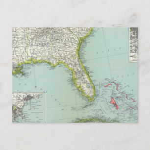 Postal Estados Unidos y Bahamas