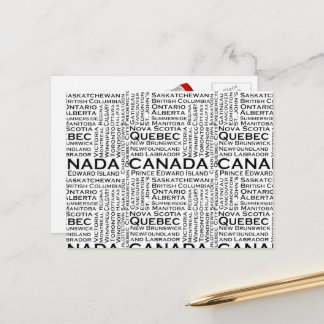 Postal Estados y ciudades de Canadá