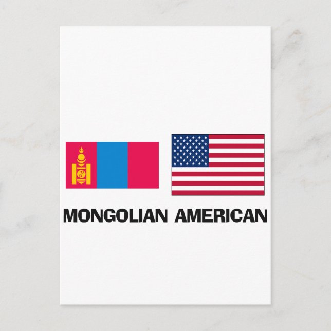 Postal Estadounidense mongol (Anverso)