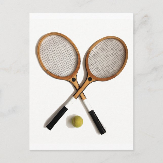Postal estafas de tenis, deportes, partidos, (Anverso)