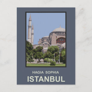 Postal Estambul Hagia Sophia