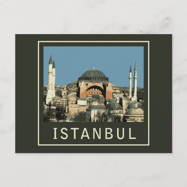 Postal Estambul Hagia Sophia (Anverso)