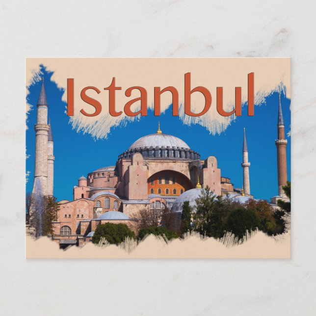 Postal Estambul: Hagia Sophia (Anverso)