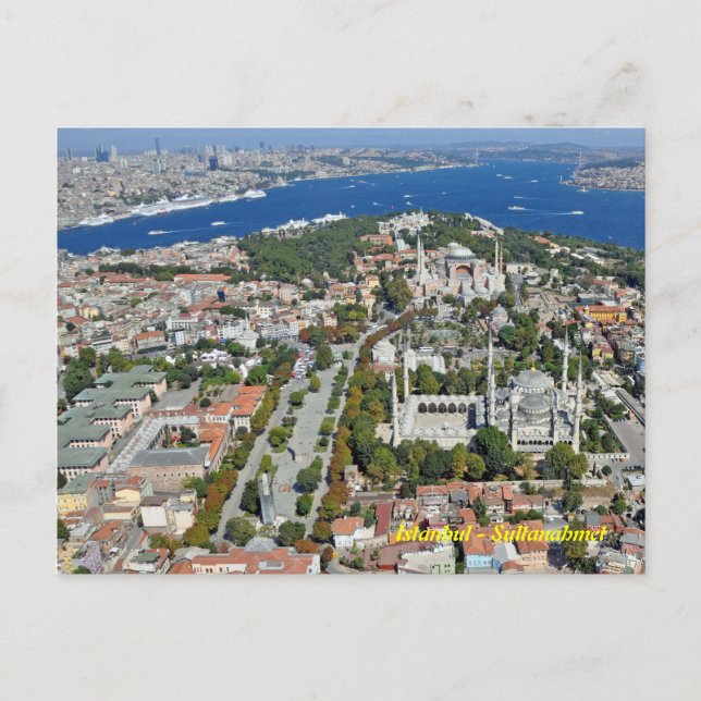 Postal Estambul - Sultanahmet (postal) (Anverso)