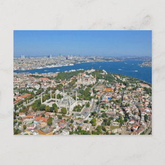 Postal Estambul - Sultanahmet (vista aérea)