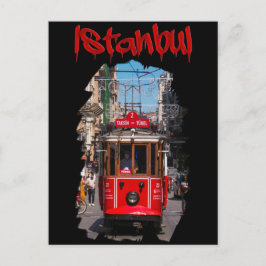 Postal Estambul: Tranvía de Taksim