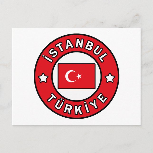 Postal Estambul Türkiye (Anverso)