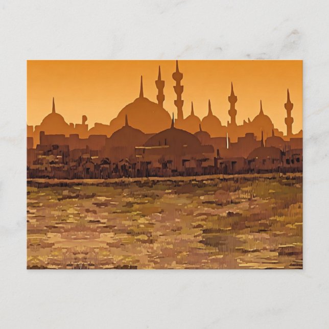 Postal Estambul Türkiye/Turquía (Anverso)