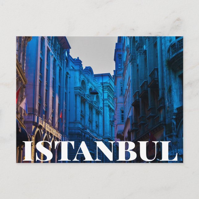 Postal Estambul, Turquía (Anverso)