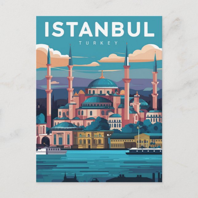 Postal Estambul Turquía (Anverso)