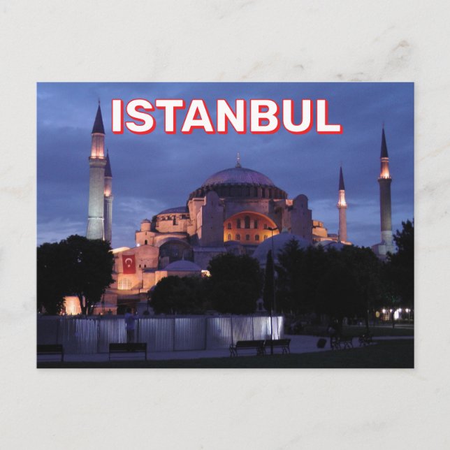 Postal Estambul, Turquía (Anverso)