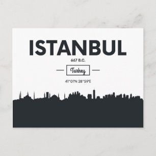 Postal Estambul, Turquía Coordenadas urbanas