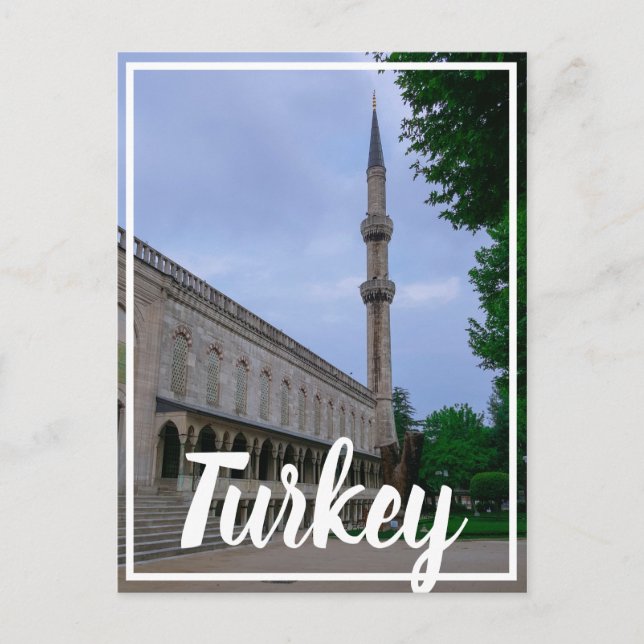 Postal Estambul Turquía El Palacio Seraglio Topkapi (Anverso)