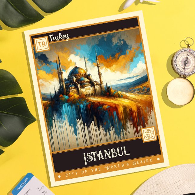 Postal Estambul, Turquía | Pintura de época (Subido por el creador)