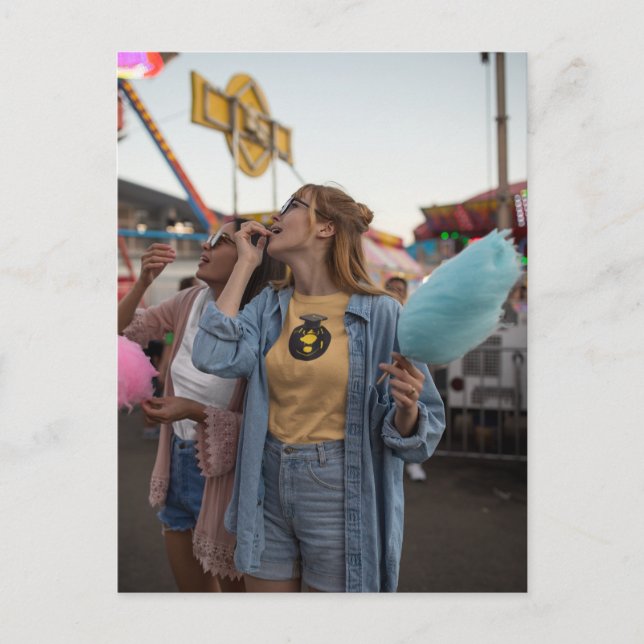 Postal Estamos fuera (Anverso)