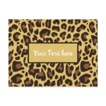 Estampado Animal Clásico de Leopardo Patrón Felino