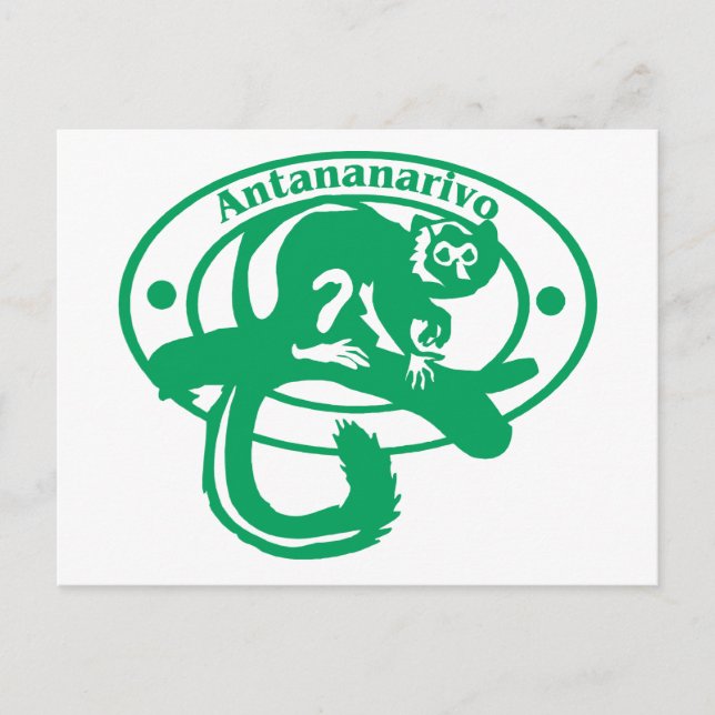 Postal Estampado de Antananarivo (Anverso)