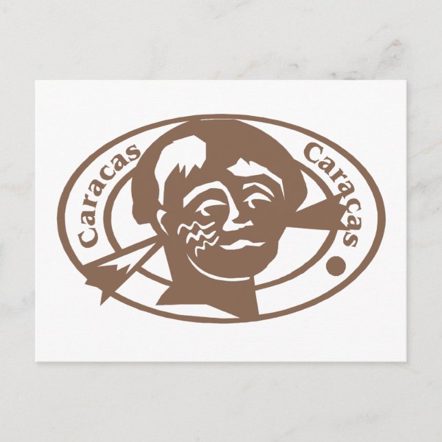 Postal Estampado de Caracus (Anverso)