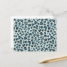 Postal Estampado de leopardo, manchas de leopardo, leopar
