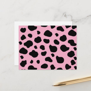 Postal Estampado de vaca, Patrón de vaca, Manchas de vaca