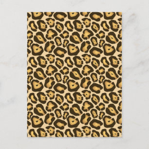 Postal Estampado leopardo