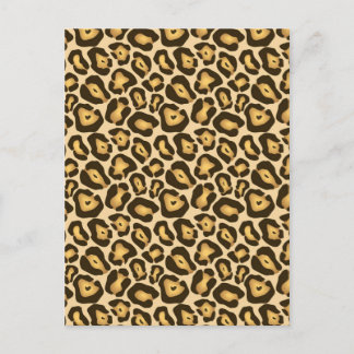 Postal Estampado leopardo