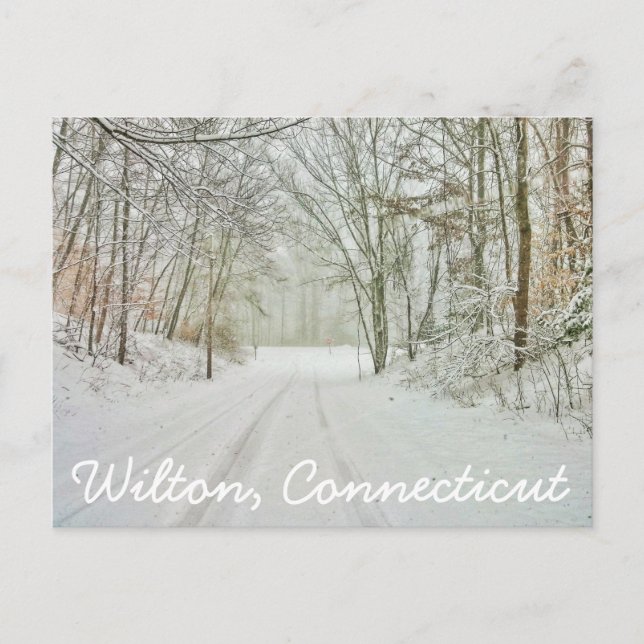 Postal Estampado Wilton Connecticut (Anverso)