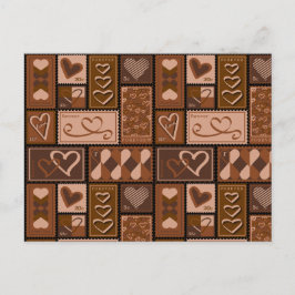 Postal Estampilla de correo de amor