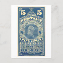 Estampilla de Estados Unidos para periódicos y per