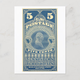 Postal Estampilla de Estados Unidos para periódicos y per